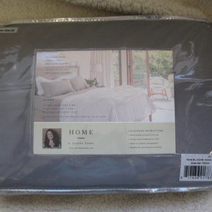 Jennifer Adams Home Eternal Sheet Set, Twin, Gray, NWT